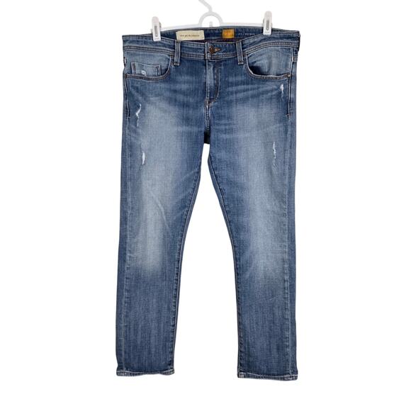 Pilcro and the Letterpress Denim - Women's Pilcro and the Letterpress Hyphen Distressed Denim Jeans | Size 30
